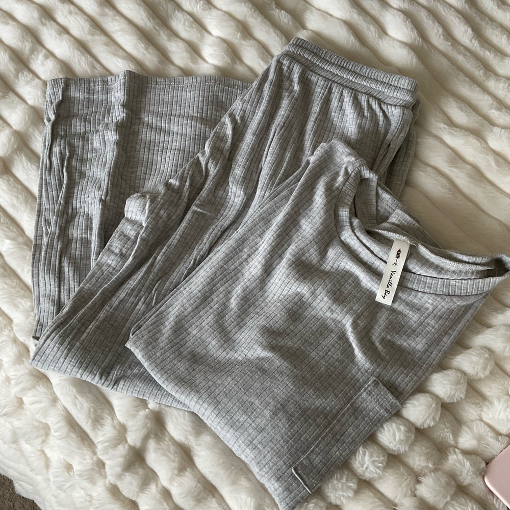 Vanilla Bay Ribbed PJ set